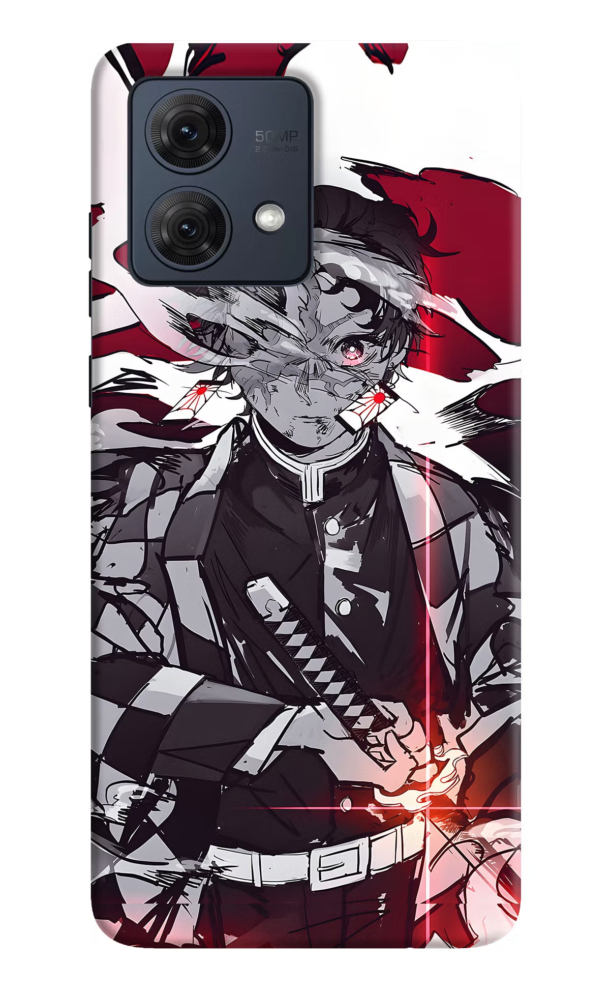 Demon Slayer Moto G84 5G Hard Case Back Cover by Casekaro