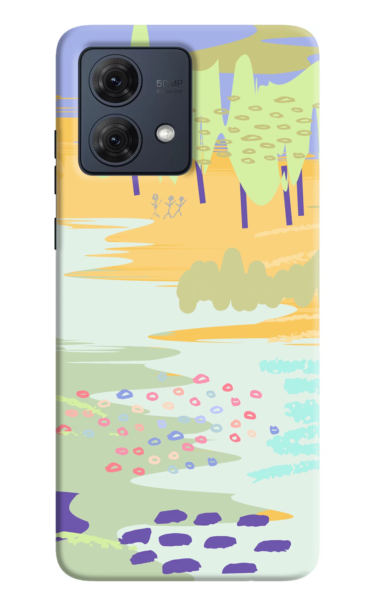 Scenery Moto G84 5G Hard Case Back Cover by Casekaro