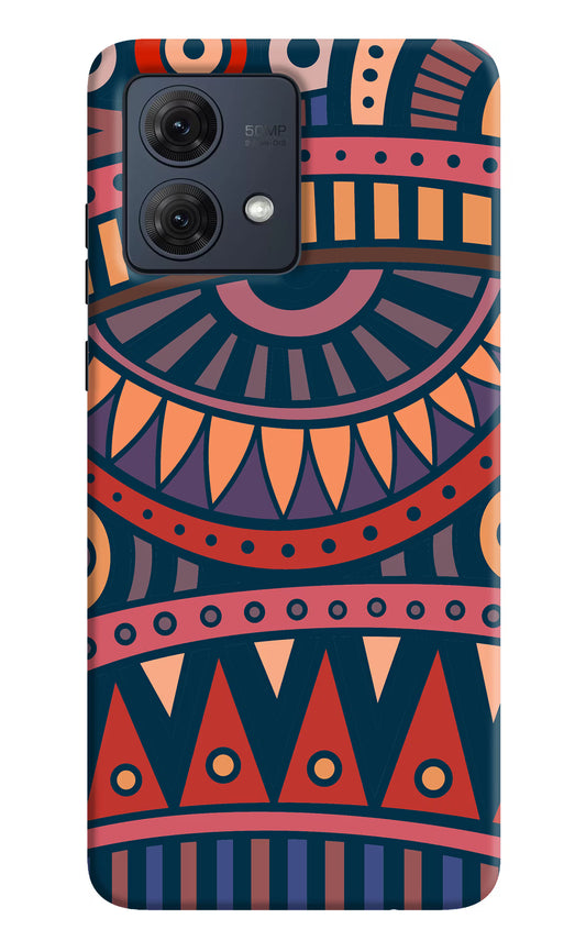 African Culture Design Moto G84 5G Hard Case Back Cover by Casekaro