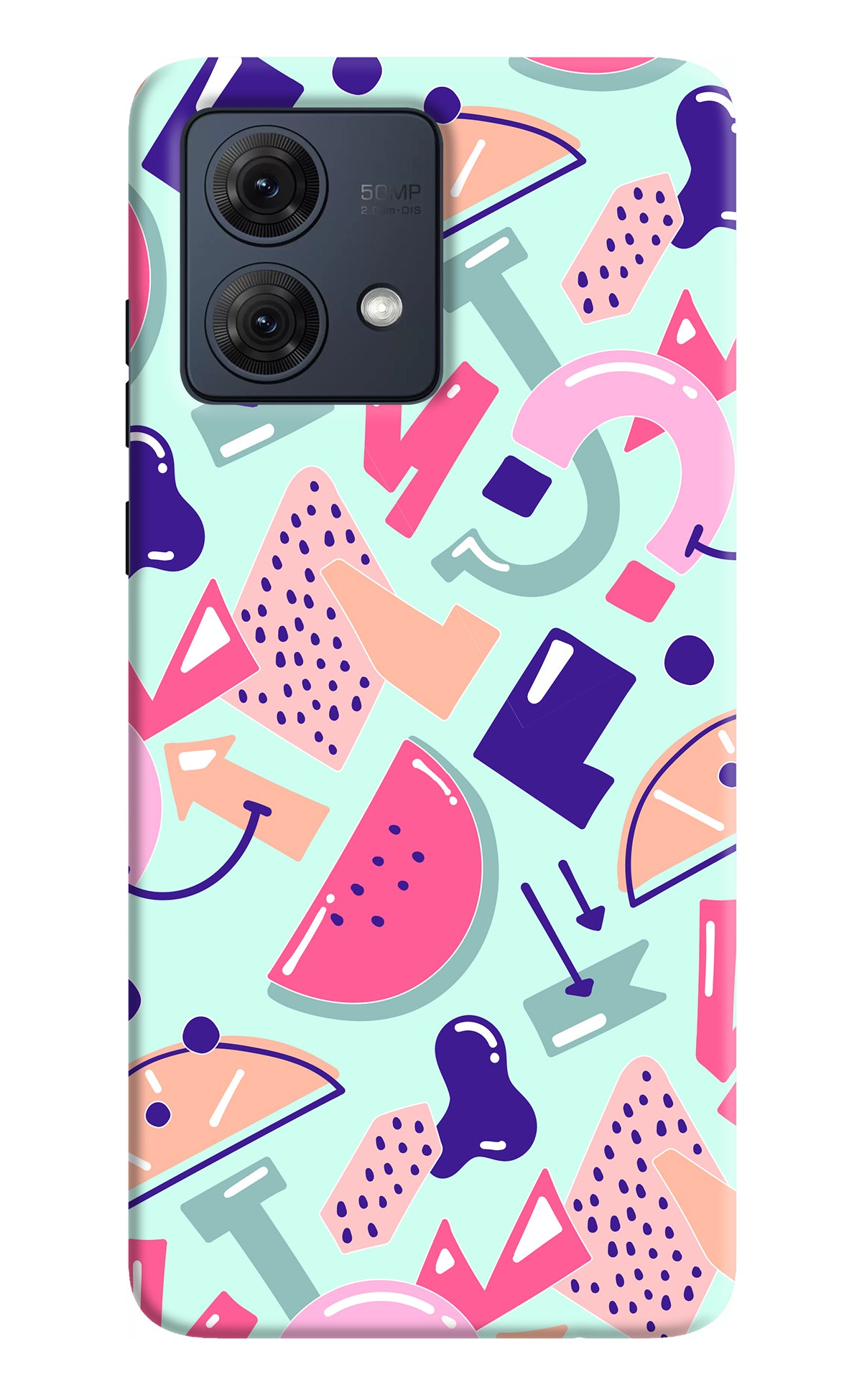 Doodle Pattern Moto G84 5G Back Cover