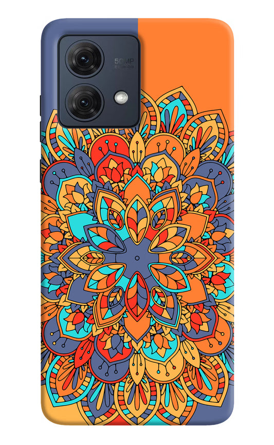 Color Mandala Moto G84 5G Hard Case Back Cover by Casekaro