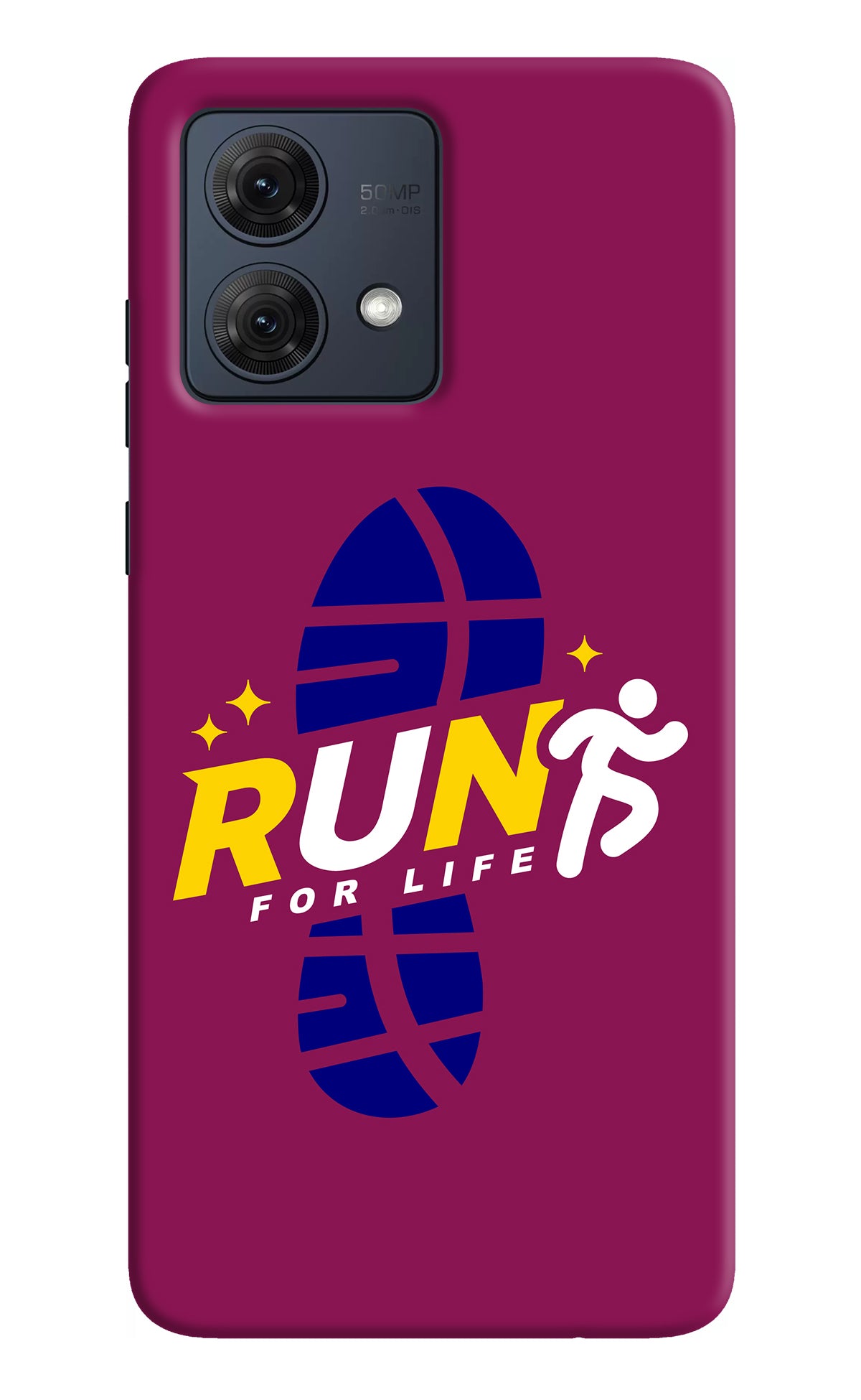 Run for Life Moto G84 5G Back Cover