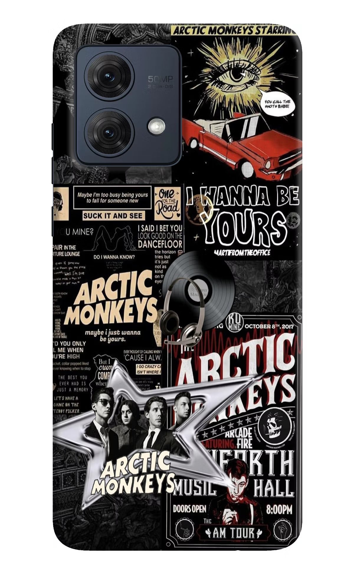 Arctic Monkeys Moto G84 5G Hard Case Back Cover by Casekaro