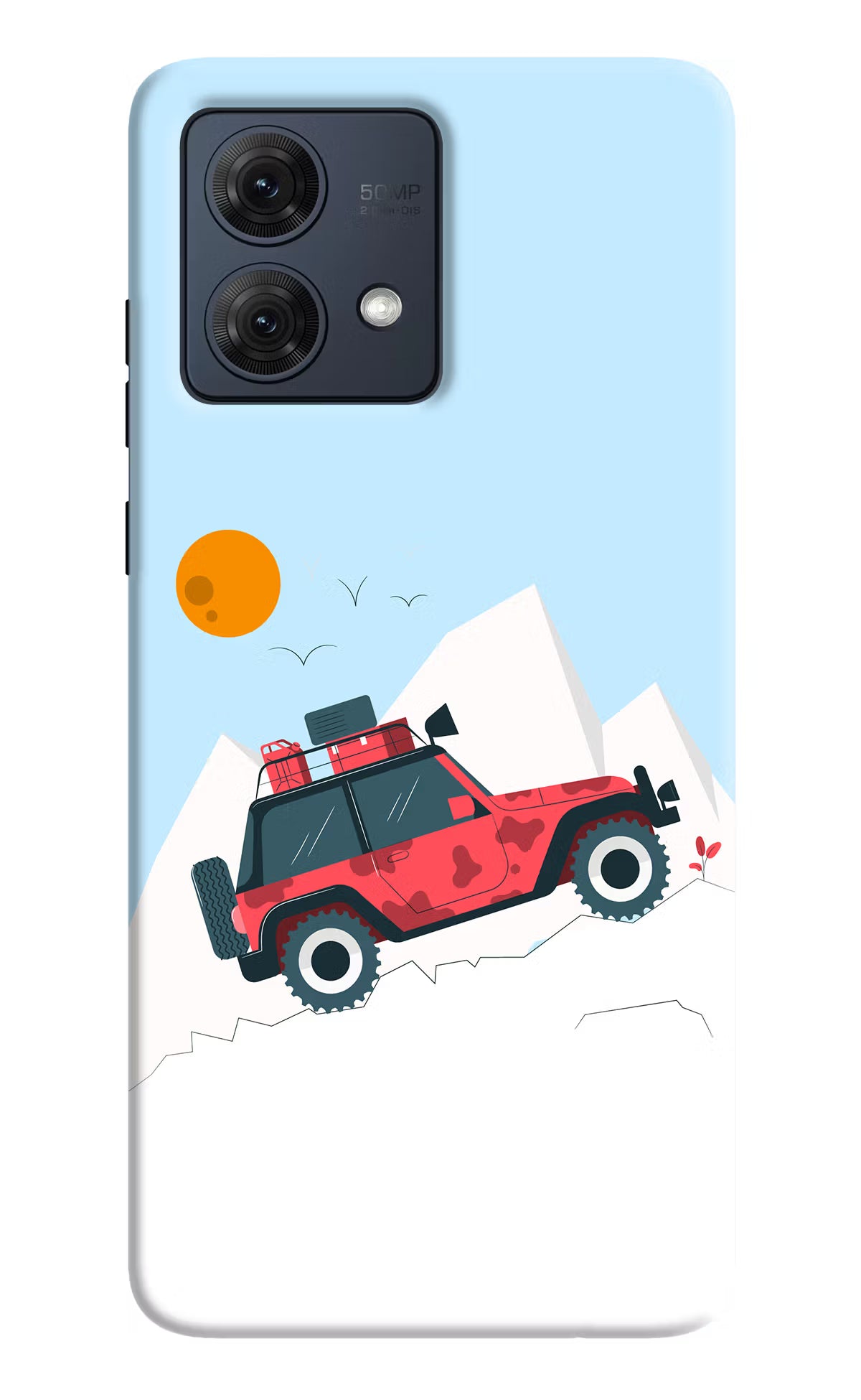 Mountain Trail Beast Moto G84 5G Hard Case Back Cover by Casekaro