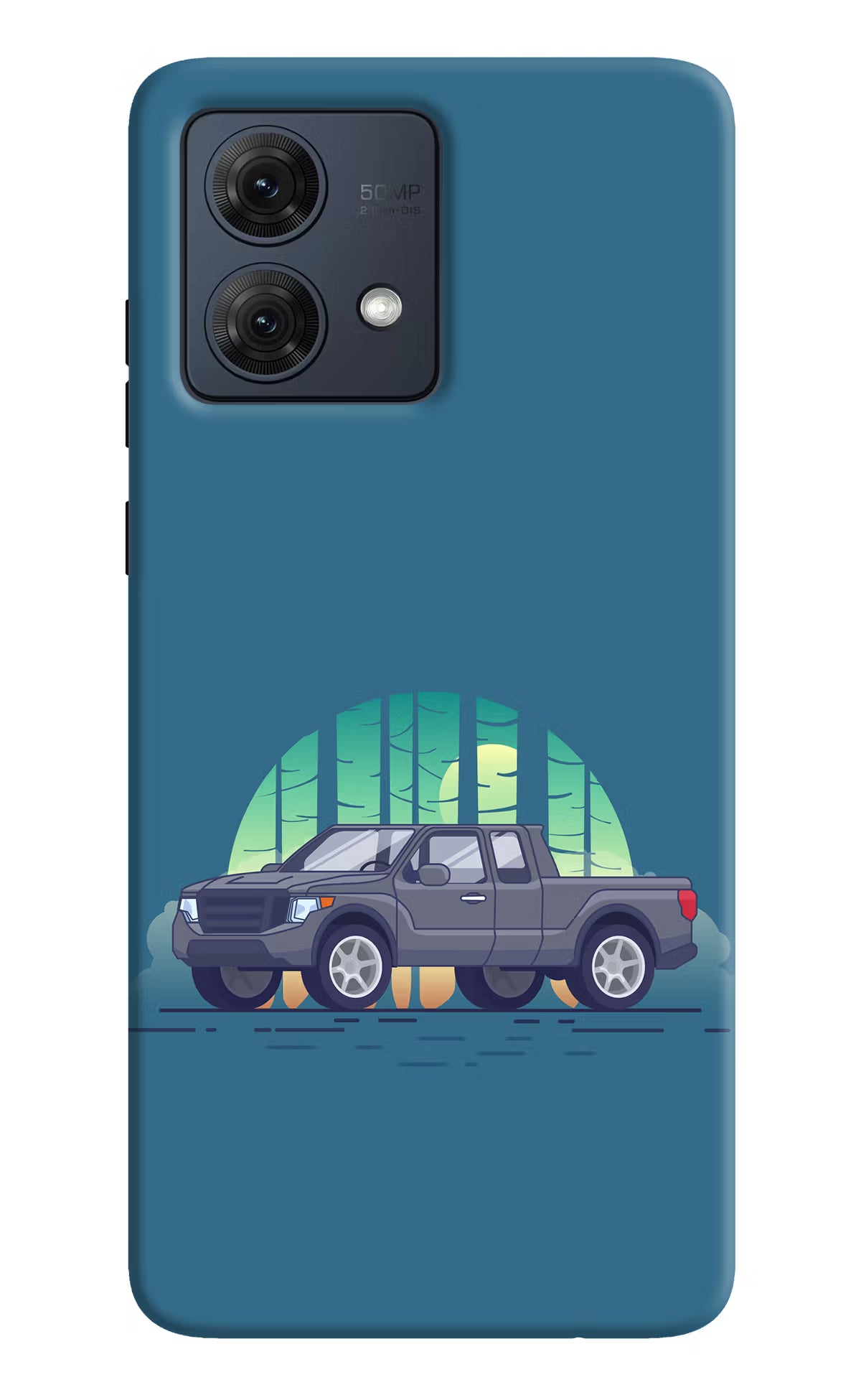 Retro Garage Vibe Moto G84 5G Hard Case Back Cover by Casekaro