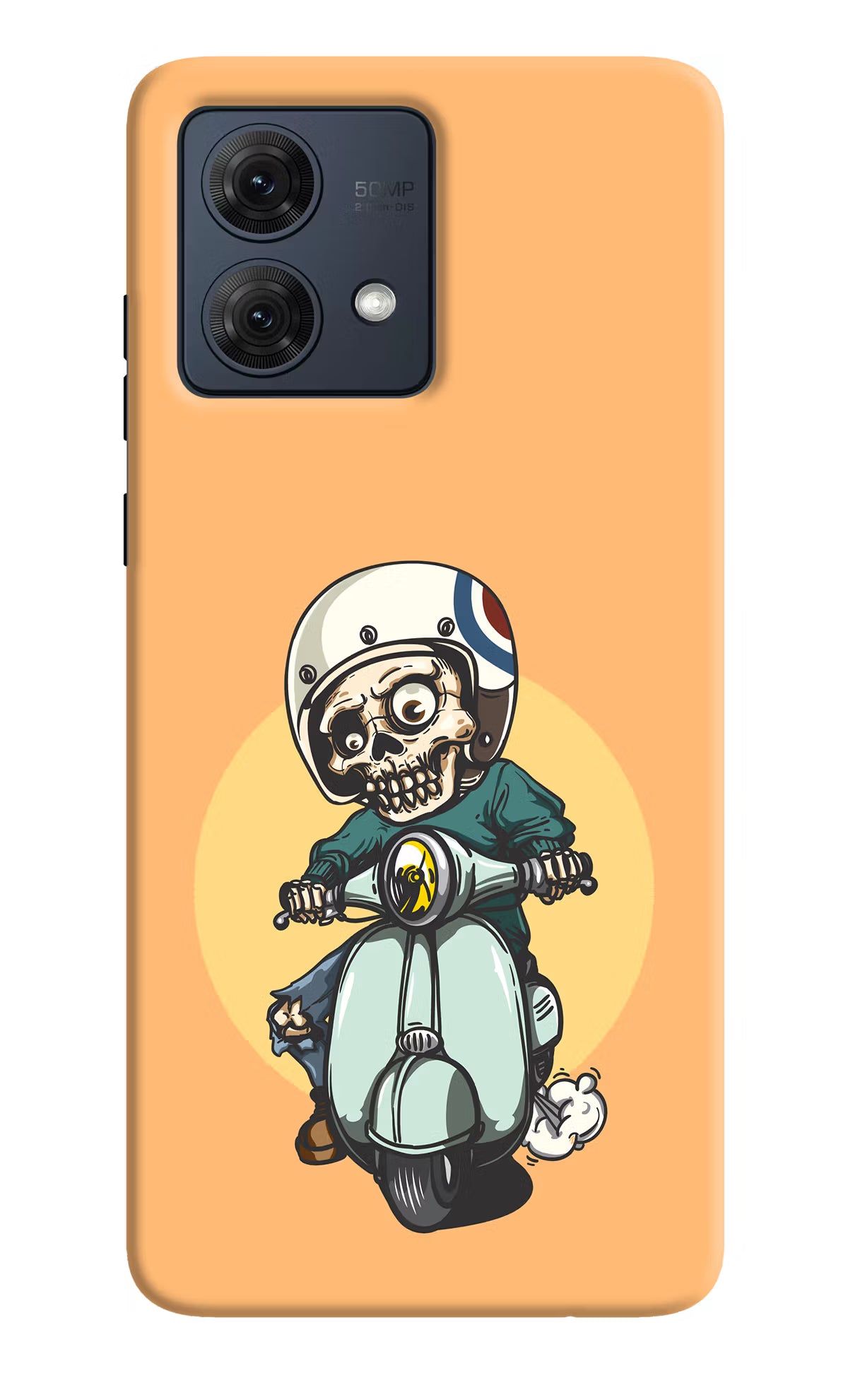 Undead Biker Moto G84 5G Hard Case Back Cover by Casekaro