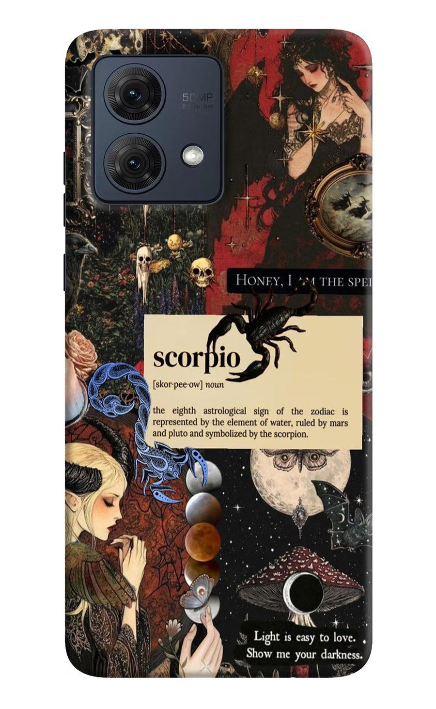 Scorpio Zodiac Moto G84 5G Back Cover, Hard case