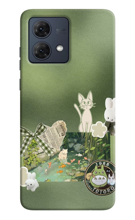 Aesthetic anime Moto G84 5G Hard Case Back Cover by Casekaro