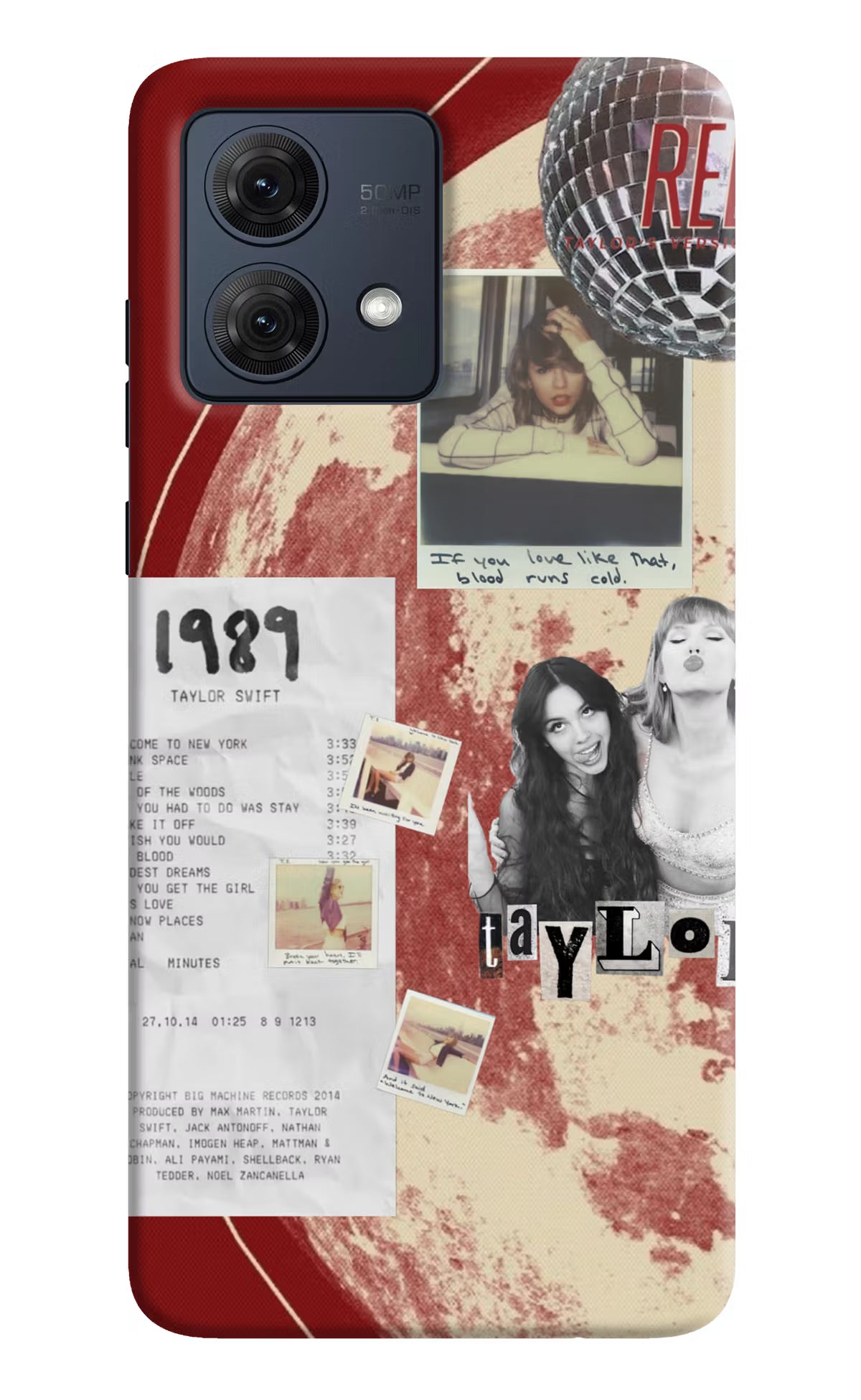 Taylor Swift Moto G84 5G Back Cover