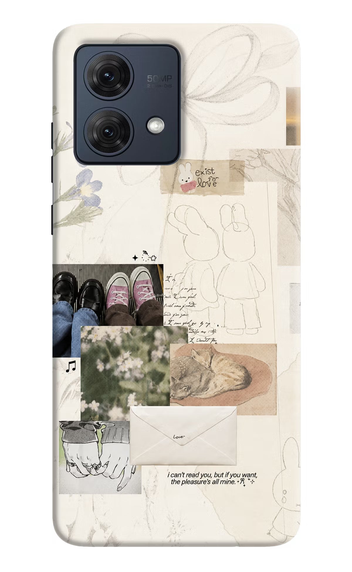Soft Aesthetic Moto G84 5G Back Cover