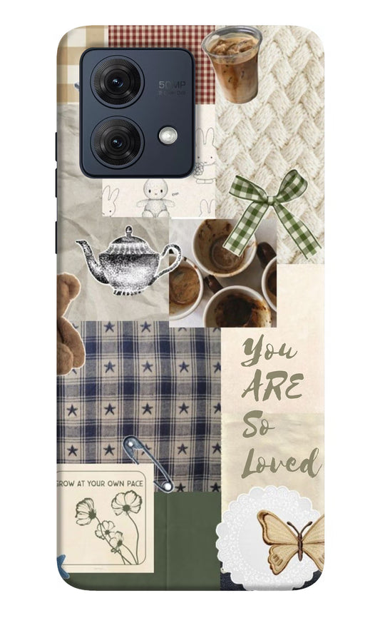 Cookie Moto G84 5G Hard Case Back Cover by Casekaro