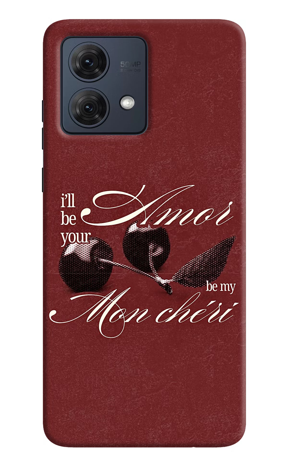 Velvet Cherry Moto G84 5G Back Cover