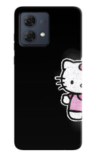 Kitty Charm Moto G84 5G Hard Case Back Cover by Casekaro