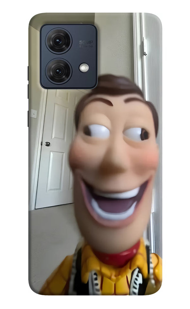 Side Eye Woody Moto G84 5G Hard Case Back Cover by Casekaro