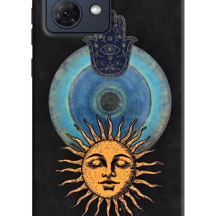 Divine Sun Moto G84 5G Hard Case Back Cover by Casekaro