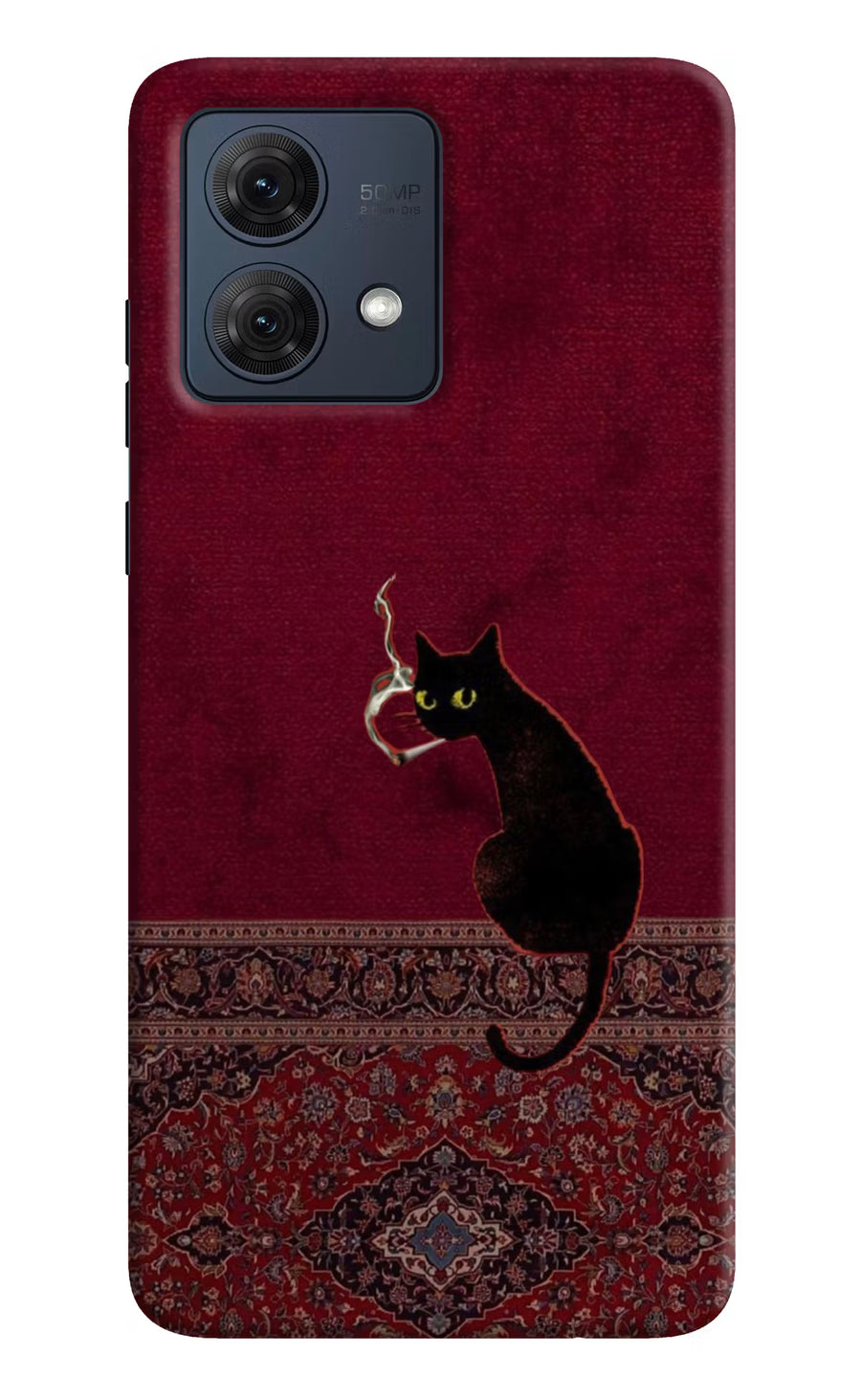 Midnight Cat Moto G84 5G Back Cover, Hard case