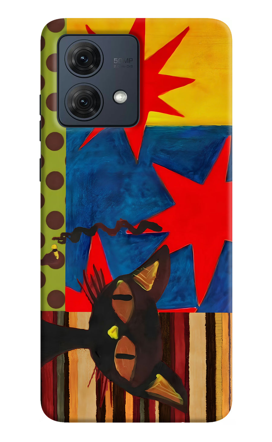 Pop Cat Moto G84 5G Back Cover, Hard case