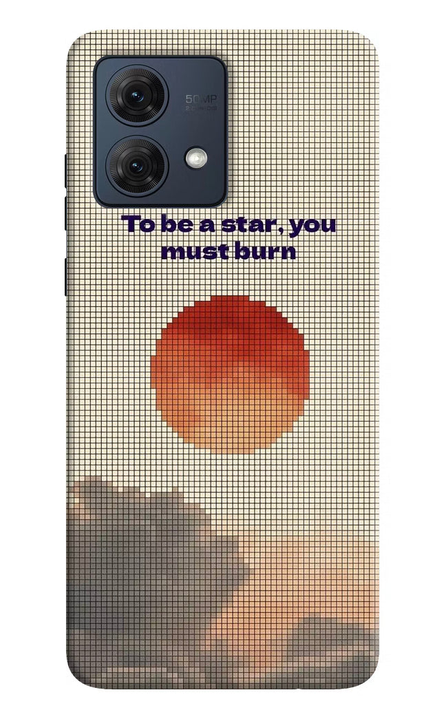 Pixel Sun Moto G84 5G Hard Case Back Cover by Casekaro