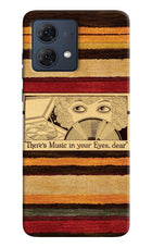 Vinyl Stripes Moto G84 5G Back Cover