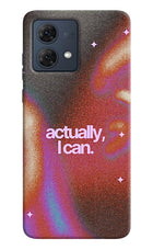 Pink Aura Moto G84 5G Back Cover