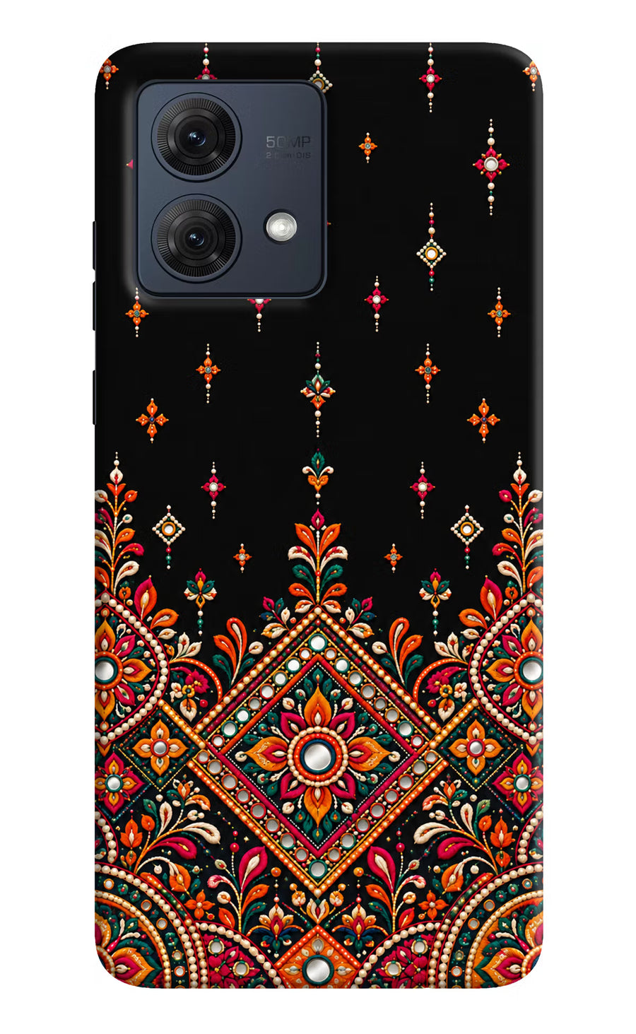 Noir Mehfil Moto G84 5G Back Cover, Hard case