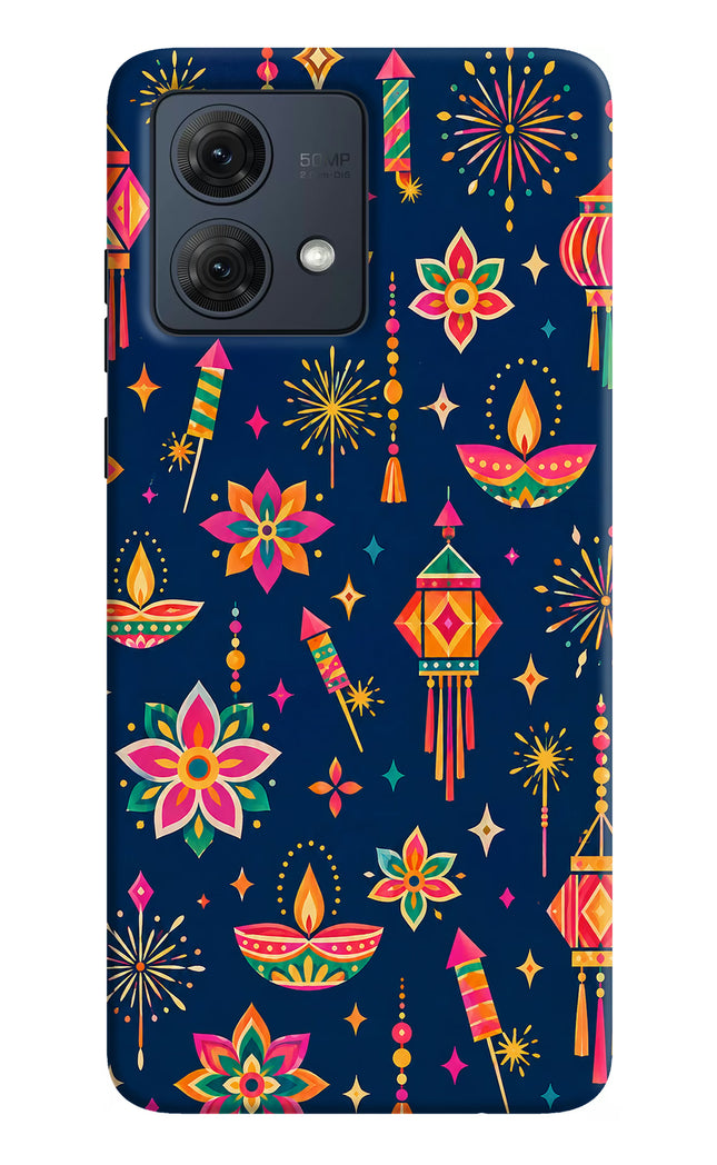 Festive Pop Moto G84 5G Hard Case Back Cover by Casekaro