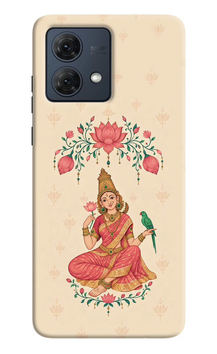 Goddess Lakshmi Moto G84 5G Back Cover, Hard case