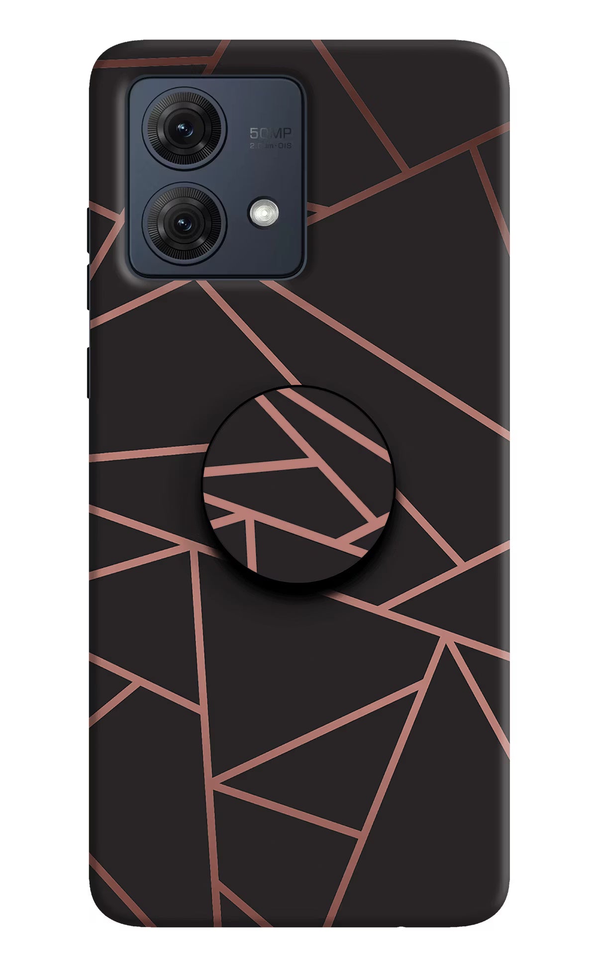 Geometric Pattern Moto G84 5G Pop Case by Casekaro