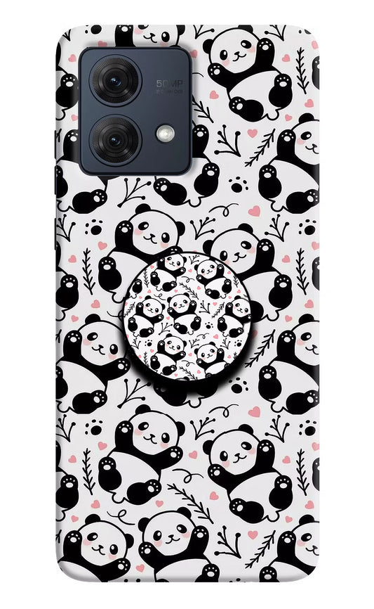 Cute Panda Moto G84 5G Pop Case by Casekaro