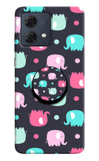 Baby Elephants Moto G84 5G Pop Case by Casekaro
