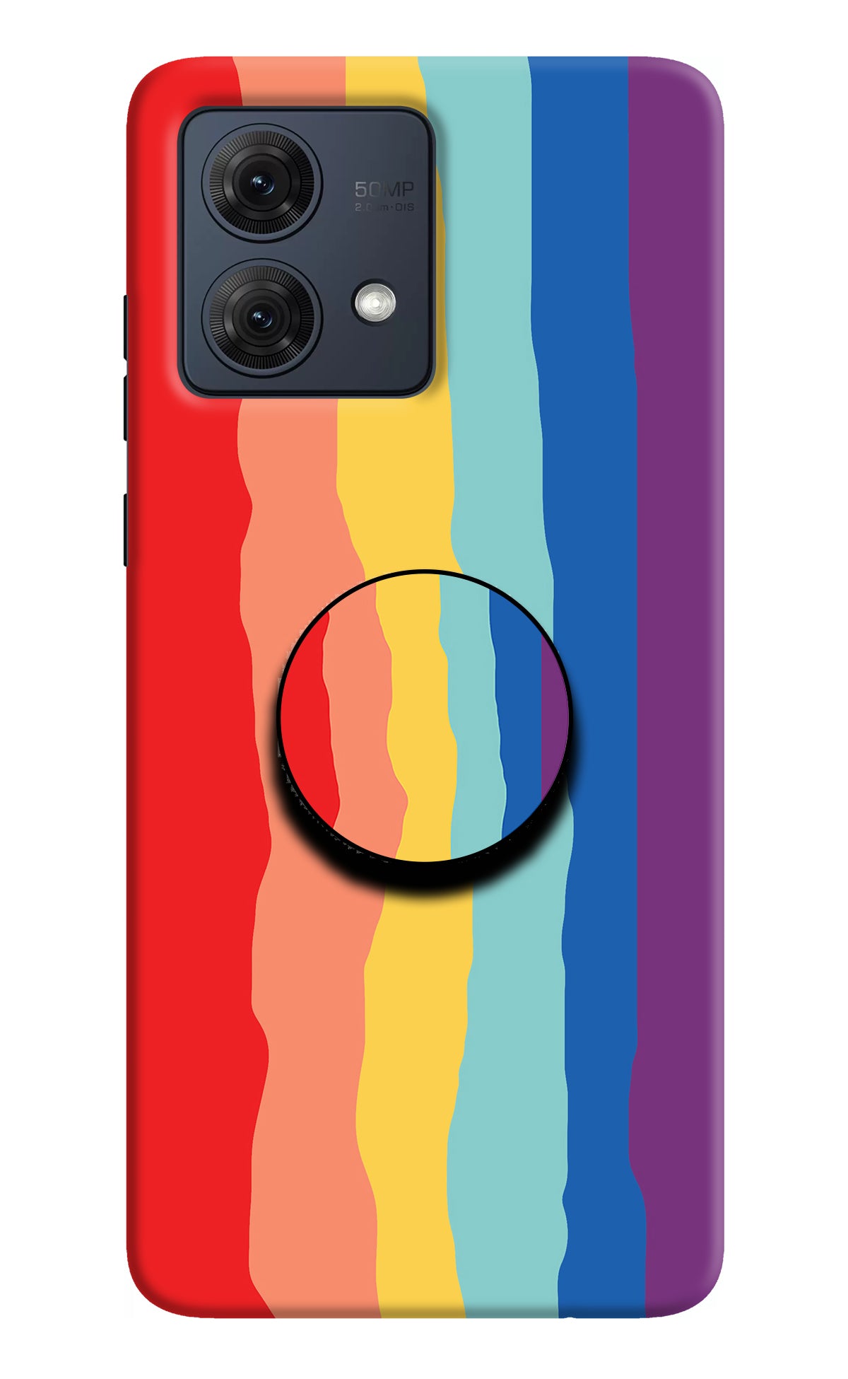 Rainbow Moto G84 5G Pop Case