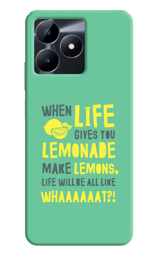 Quote Realme C53 Hard Case Back Cover by Casekaro
