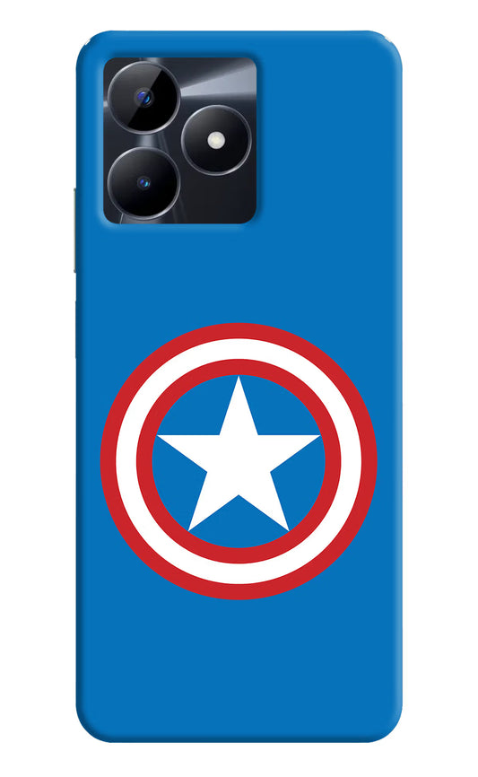 Captain America Logo Realme C53 Hard Case Back Cover by Casekaro