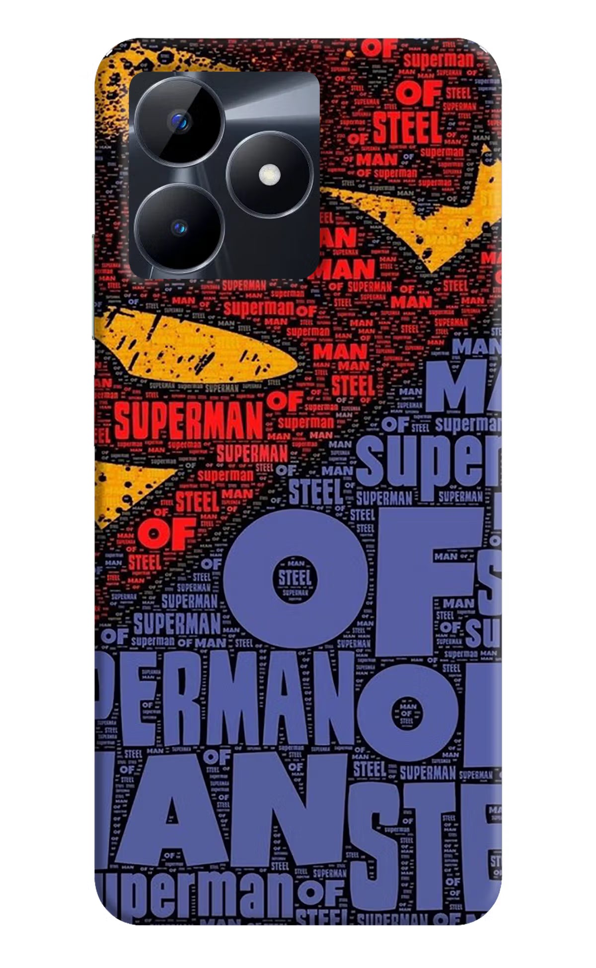 Superman Realme C53 Hard Case Back Cover by Casekaro