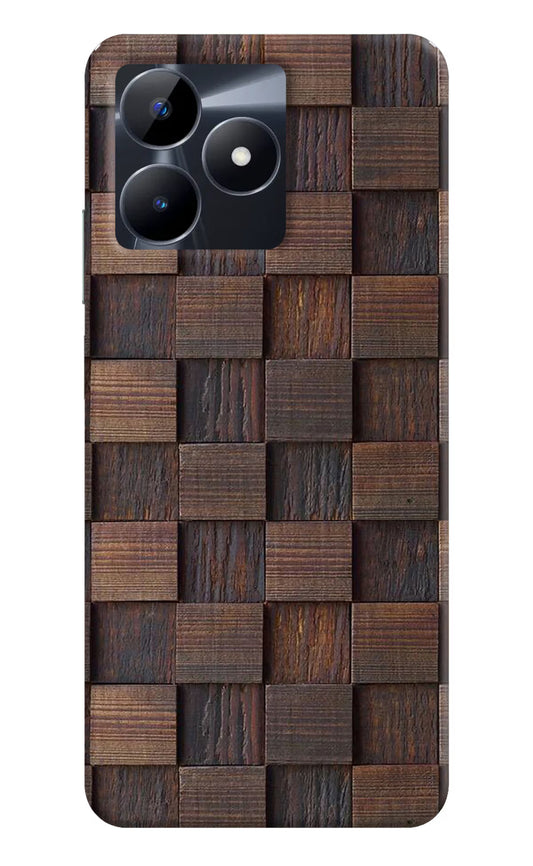 Wooden Cube Design Realme C53 Hard Case Back Cover by Casekaro