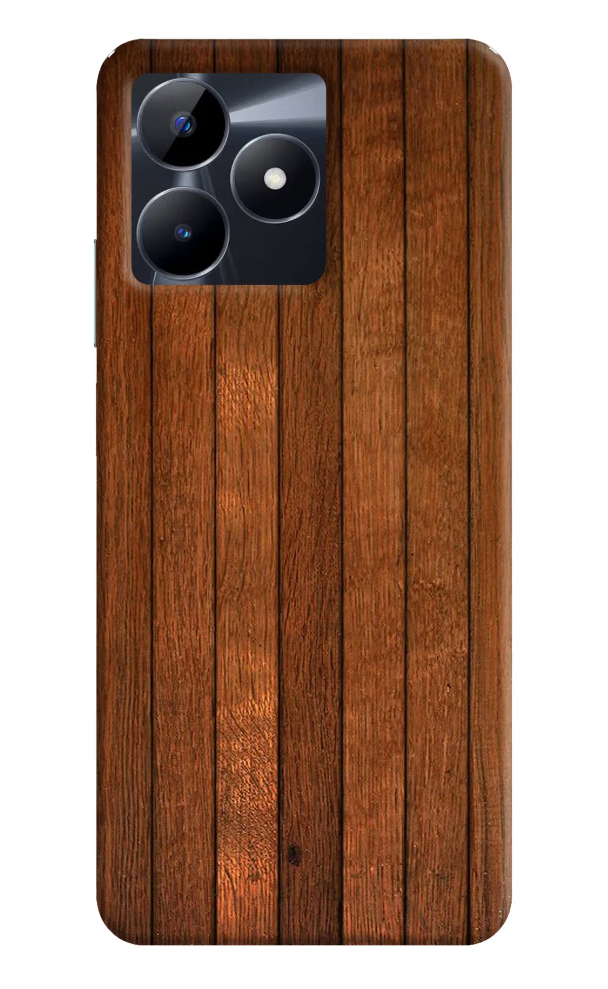 Wooden Artwork Bands Realme C53 Hard Case Back Cover by Casekaro