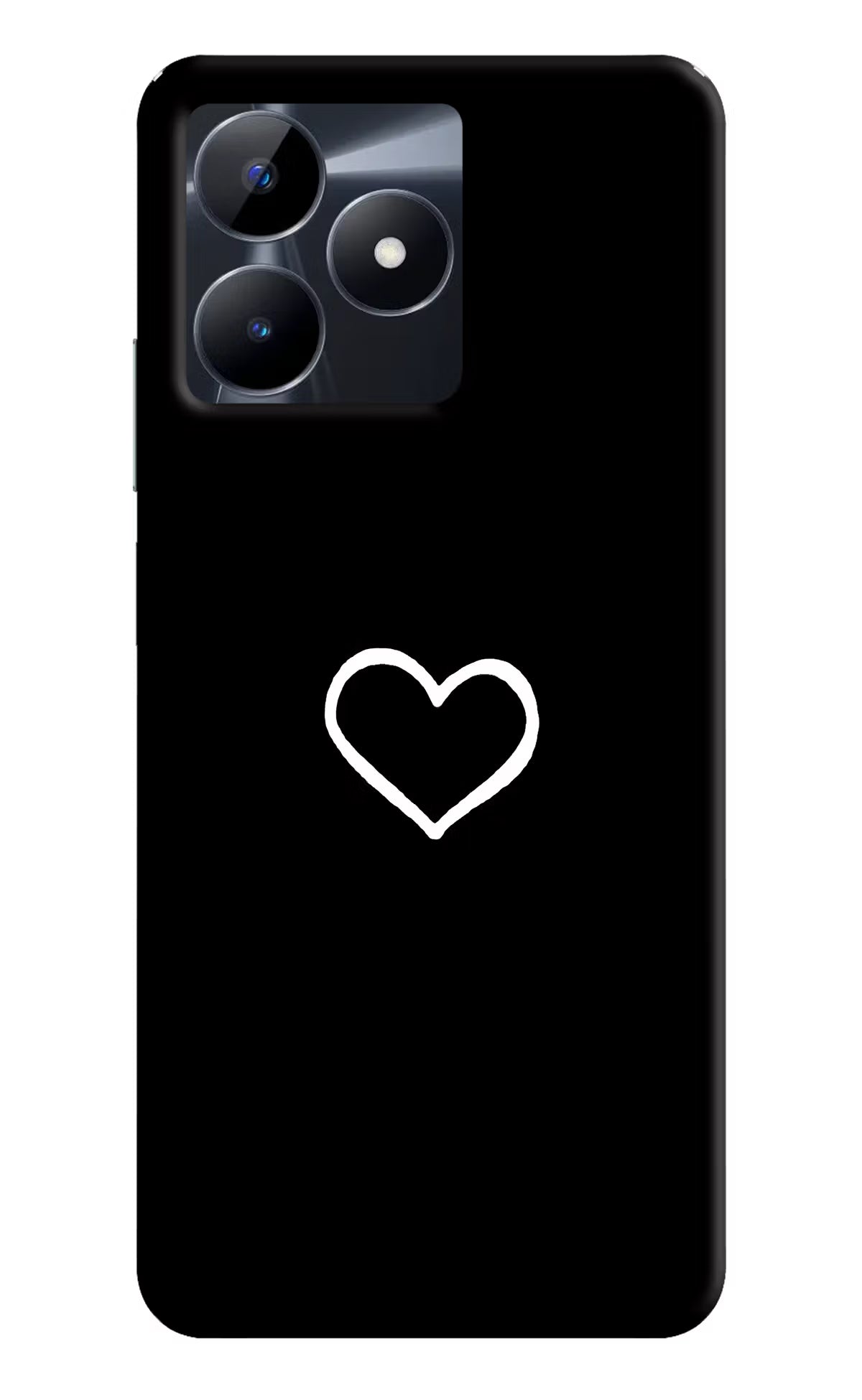 Heart Realme C53 Hard Case Back Cover by Casekaro