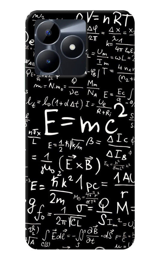 Physics Albert Einstein Formula Realme C53 Back Cover