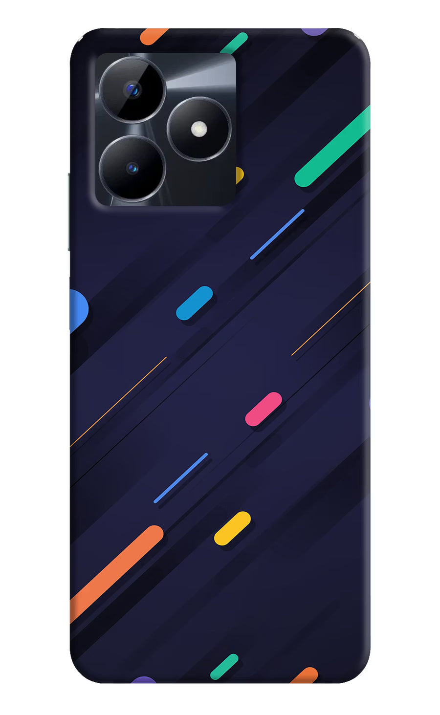 Abstract Design Realme C53 Back Cover, Hard case