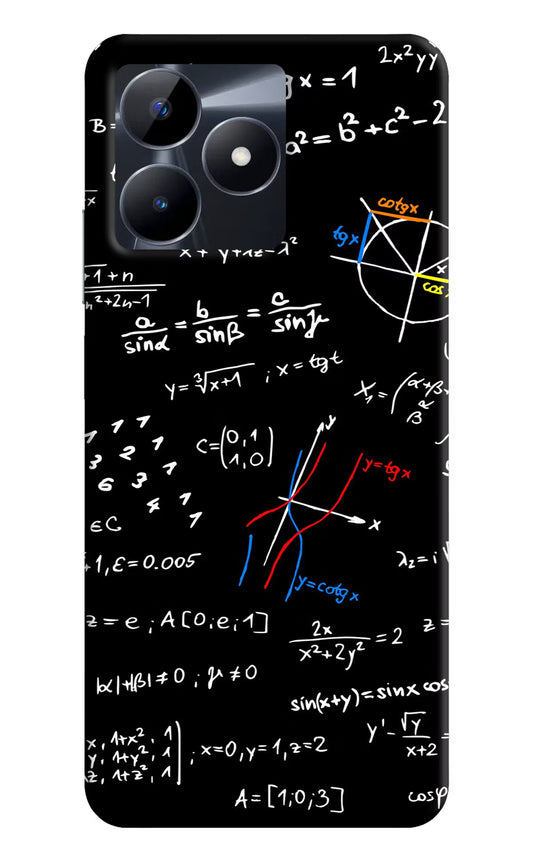 Mathematics Formula Realme C53 Hard Case Back Cover by Casekaro