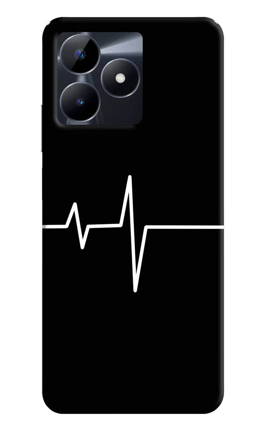 Heart Beats Realme C53 Hard Case Back Cover by Casekaro