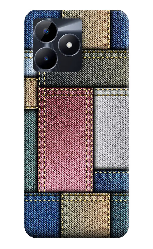 Multicolor Jeans Realme C53 Hard Case Back Cover by Casekaro