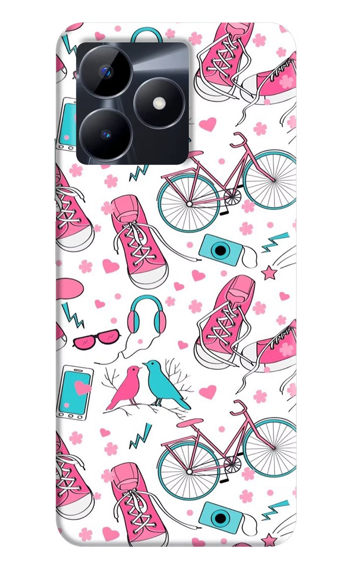 Artwork Realme C53 Hard Case Back Cover by Casekaro