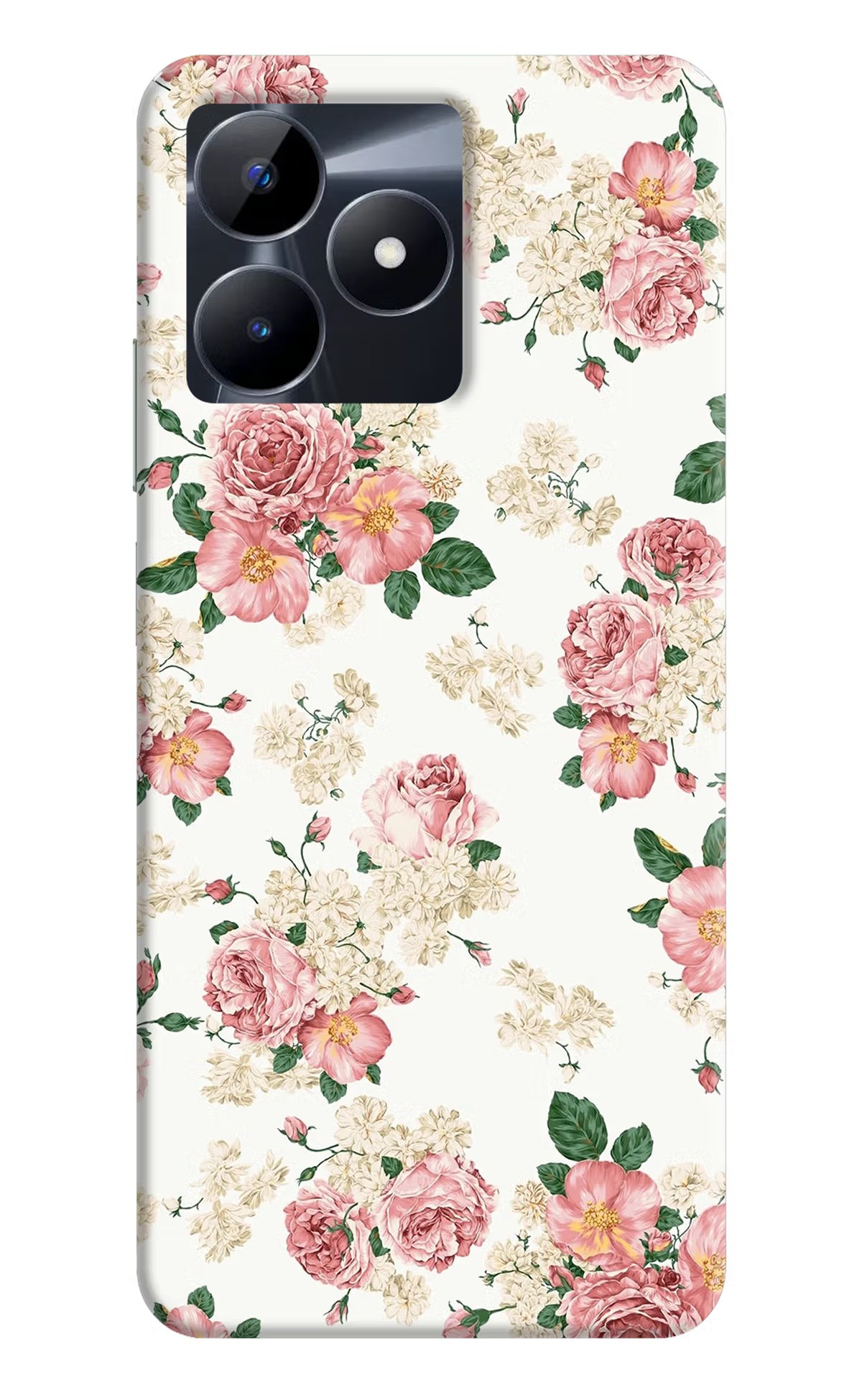 Flowers Realme C53 Hard Case Back Cover by Casekaro
