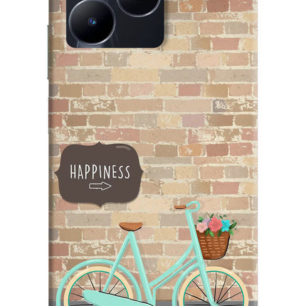 Happiness Artwork Realme C53 Hard Case Back Cover by Casekaro