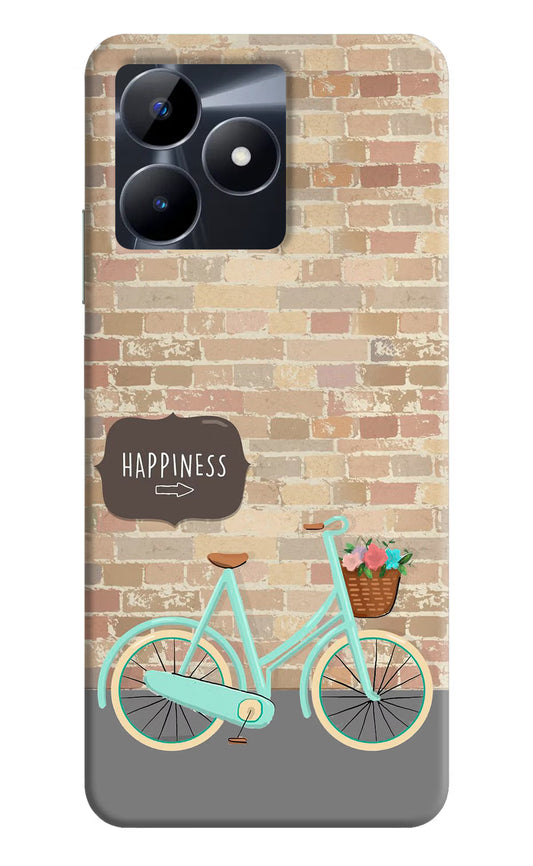 Happiness Artwork Realme C53 Hard Case Back Cover by Casekaro