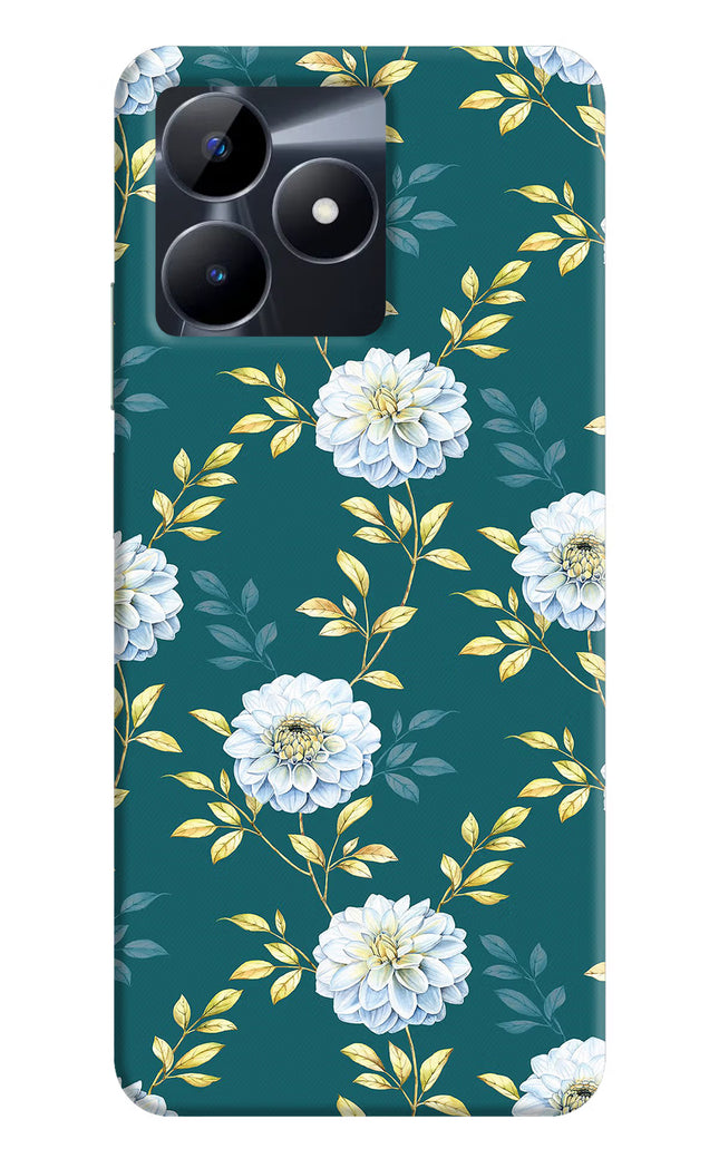 Flowers Realme C53 Hard Case Back Cover by Casekaro