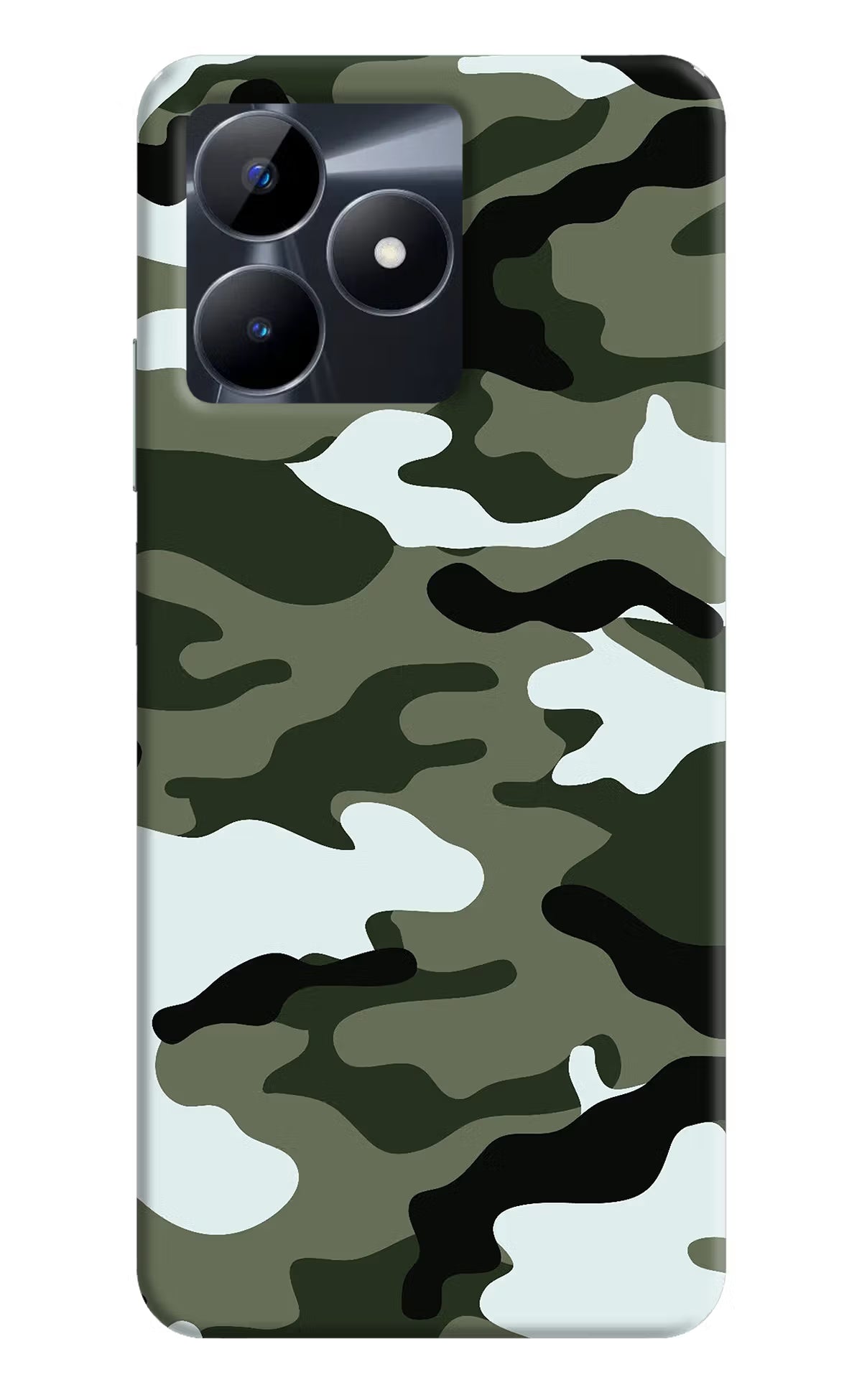 Camouflage Realme C53 Hard Case Back Cover by Casekaro