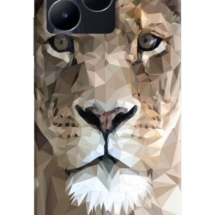 Lion Art Realme C53 Hard Case Back Cover by Casekaro