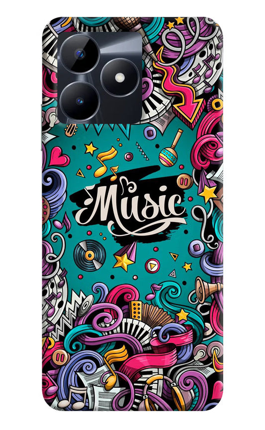 Music Graffiti Realme C53 Hard Case Back Cover by Casekaro